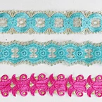 bugle trimming lace